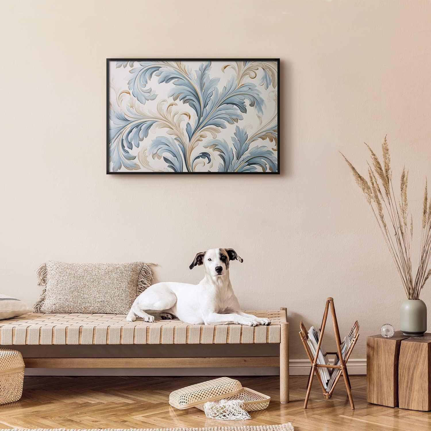 Poster - Baroque Vines in Light Colors Artgeist