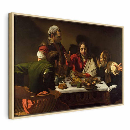 Leinwandbild - Caravaggio – Supper at Emmaus