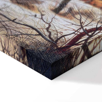 Leinwandbild - Pieter Bruegel the Elder – Winter Landscape with Birdtrap