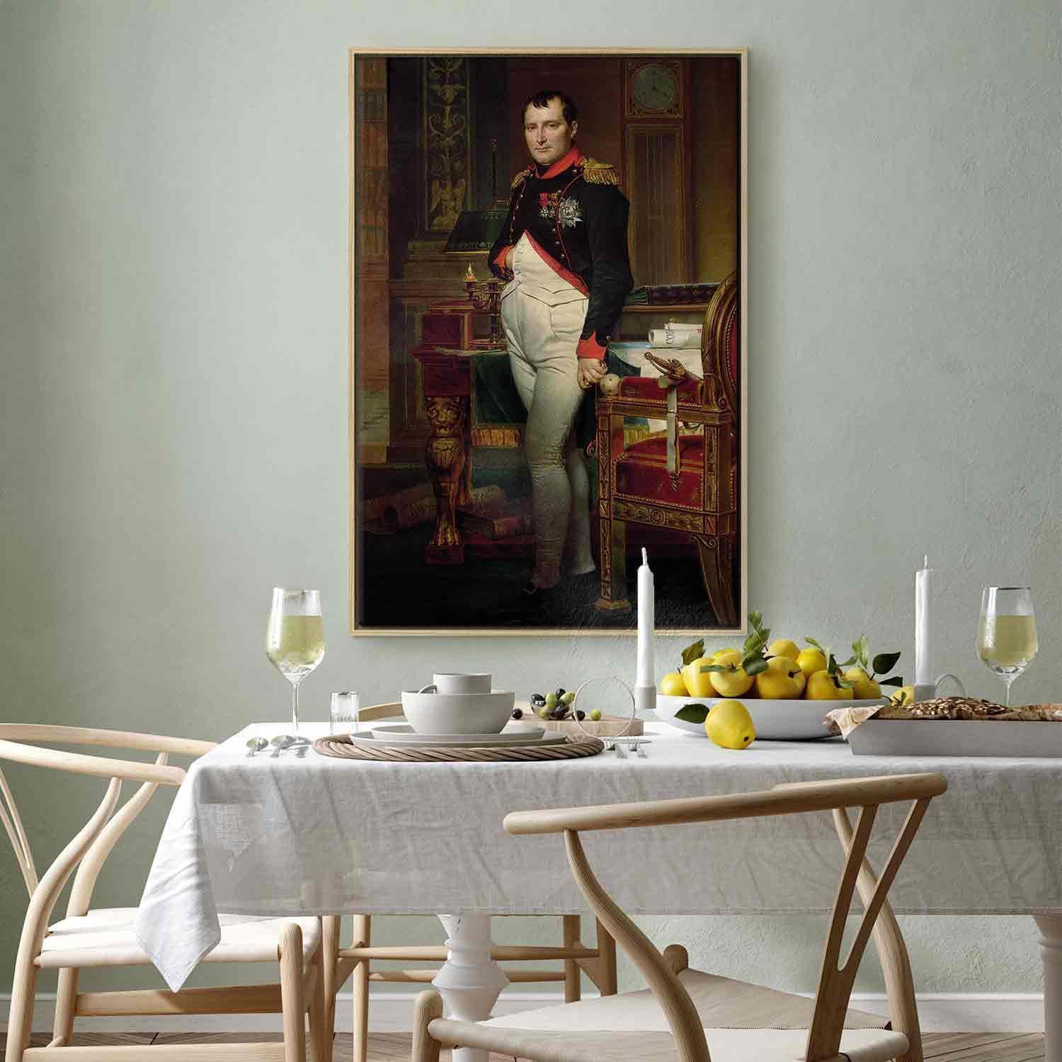 Leinwandbild - Napoleon Bonaparte (Jacques-Louis David) Artgeist
