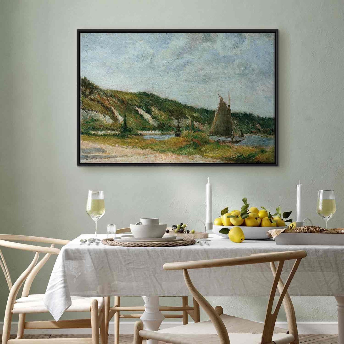 Leinwandbild - Paul Gauguin – The Sailing Ships