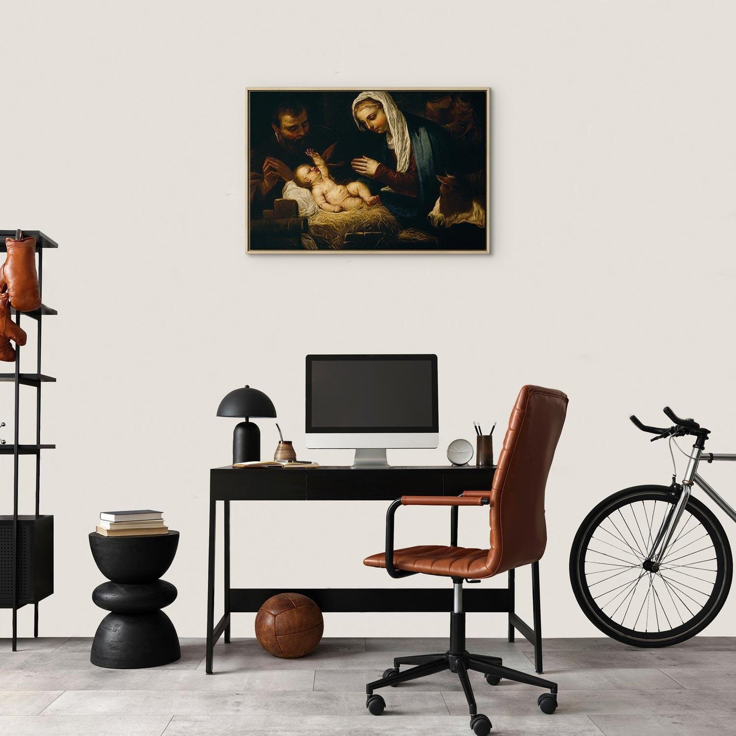 Leinwandbild Heilige Familie Tintoretto – Renaissance Meisterwerk