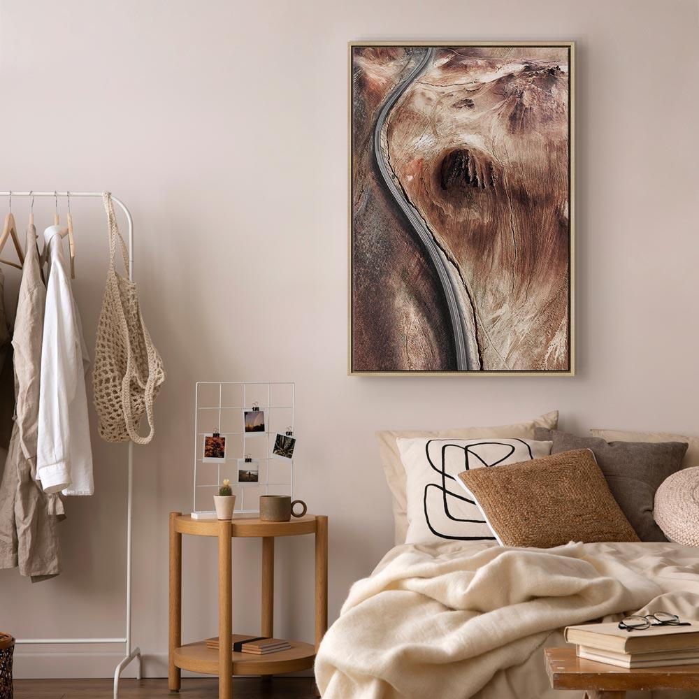 Leinwandbild - Mountain Serpentine (1 Part) Vertical