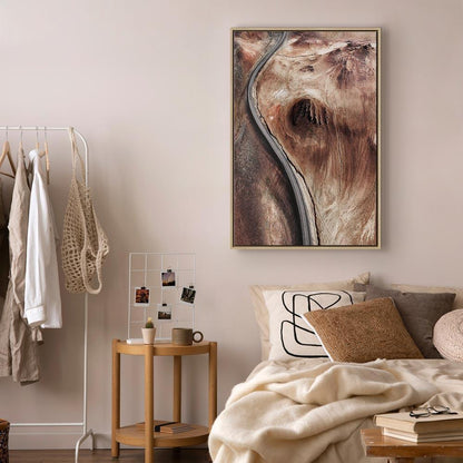 Leinwandbild - Mountain Serpentine (1 Part) Vertical