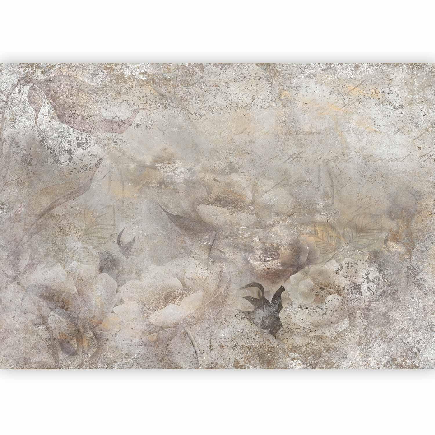 Vintage-Fototapete mit romantischem Retro-Motiv – Memory of the First Love

