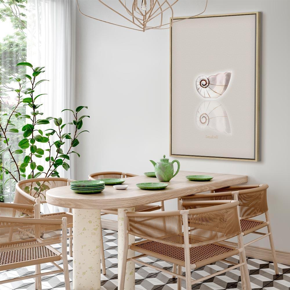 Leinwandbild - Ceramic Shell (1 Part) Vertical