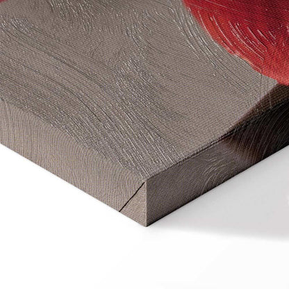 Leinwandbild - Red Flower (1 Part) Vertical