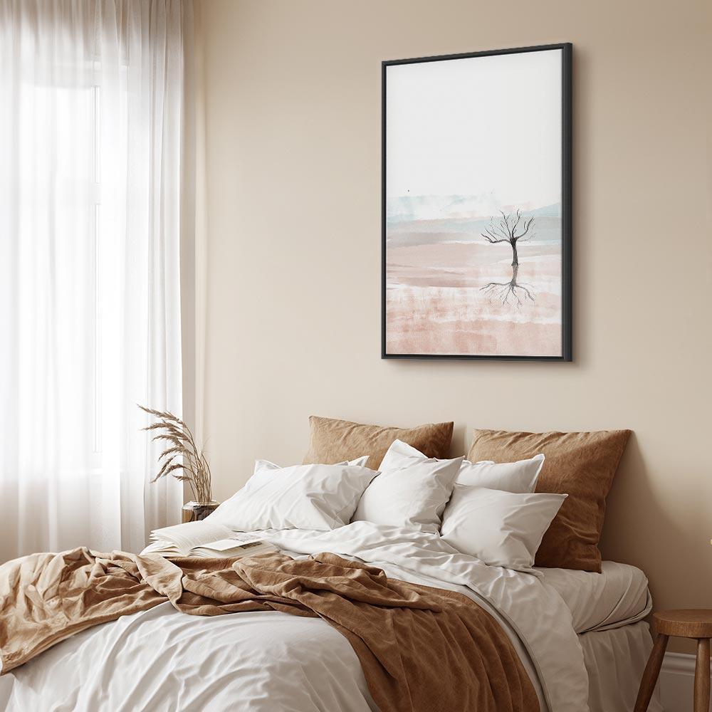 Leinwandbild - Watercolor Landscape (1 Part) Vertical