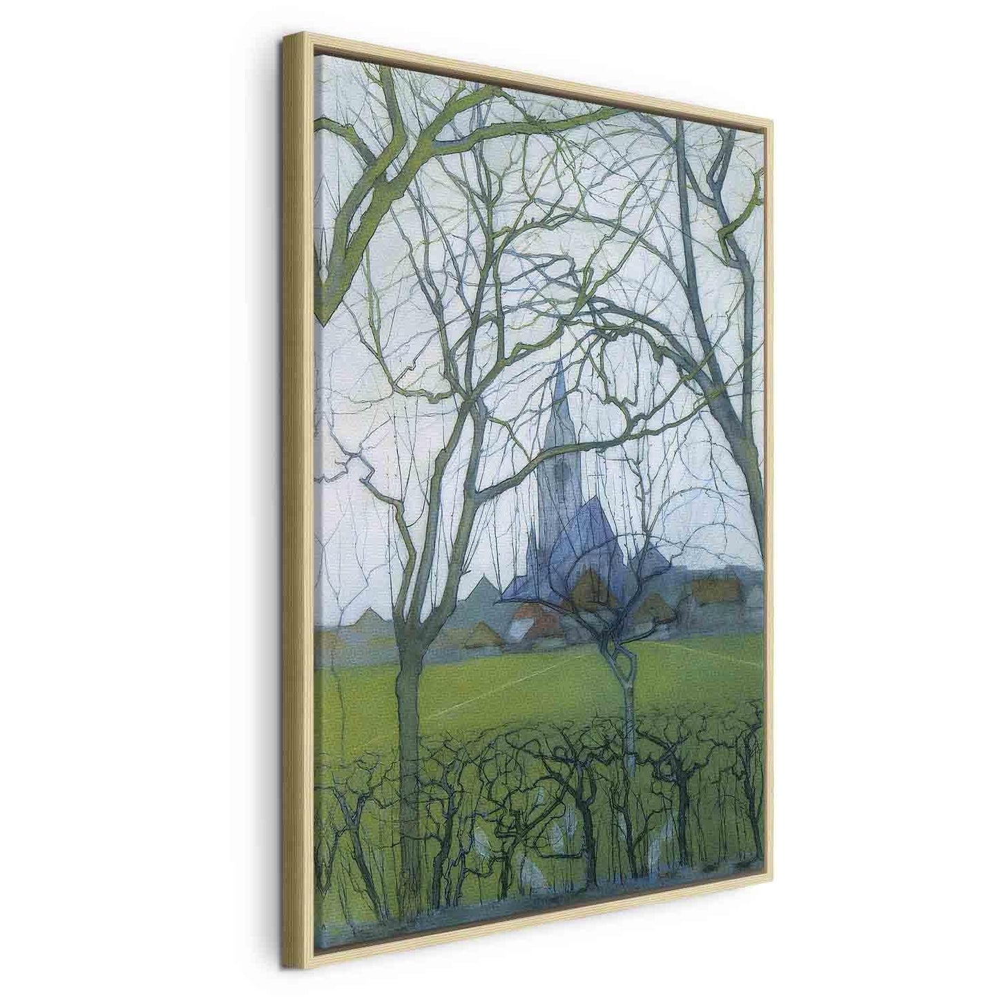 Leinwandbild - St Jacob's Church (Piet Mondrian) Artgeist