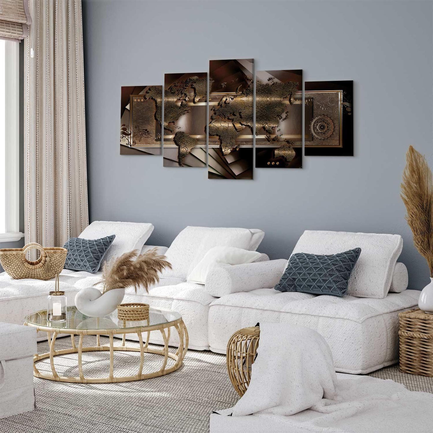 Leinwandbild - Chestnut map