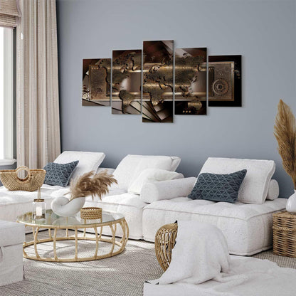 Leinwandbild - Chestnut map