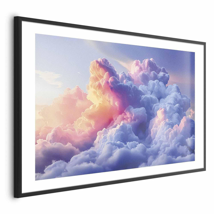 Poster - Clouds Like Painted: Artistic Dawn Brushes Painting the Sky Artgeist