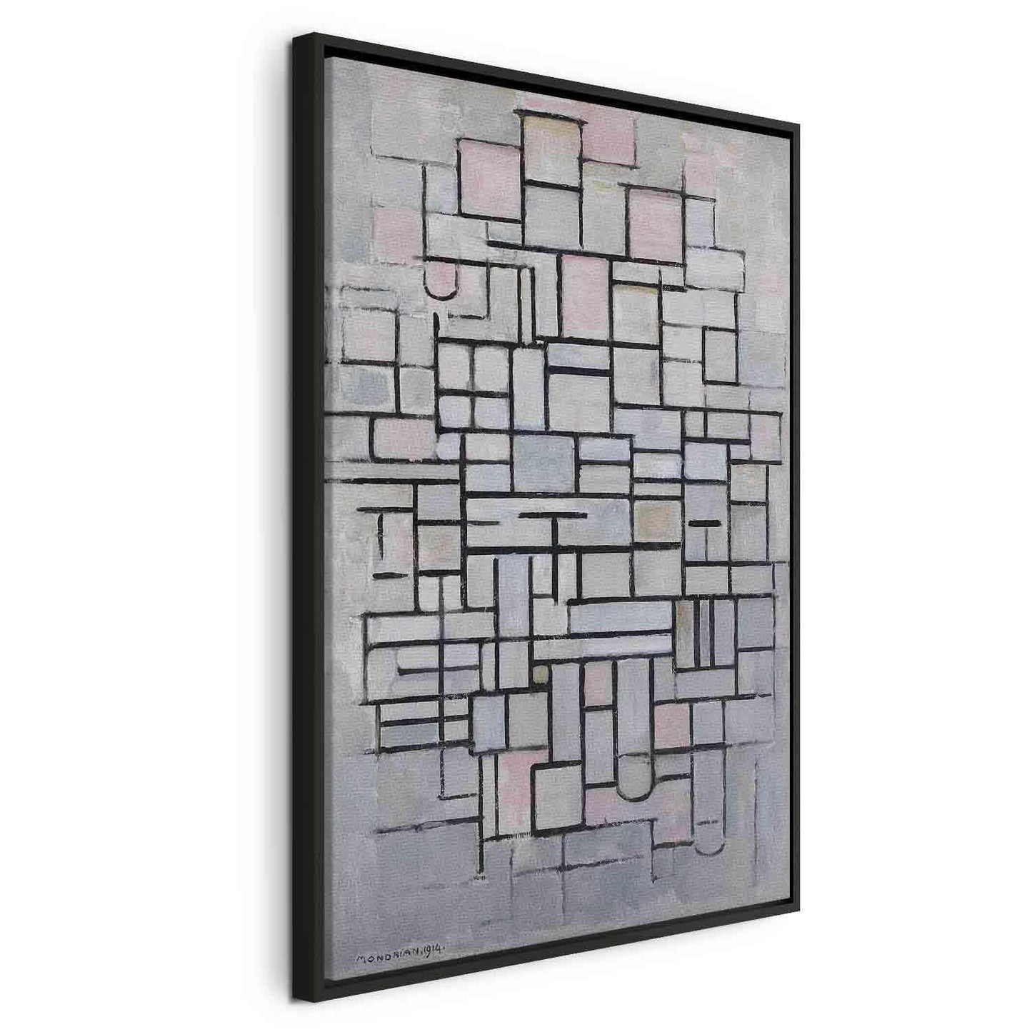 Leinwandbild - Piet Mondrian – Composition No IV