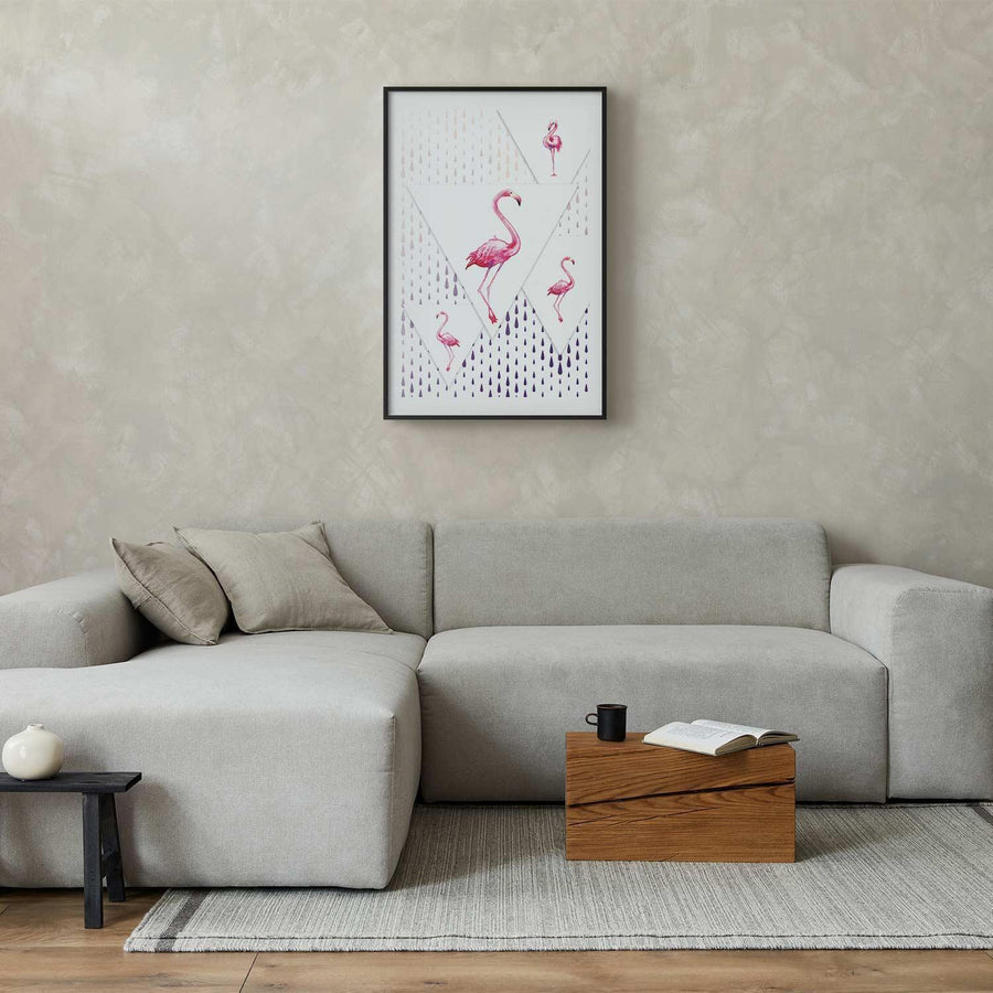 Poster - Flamingo Family Artgeist