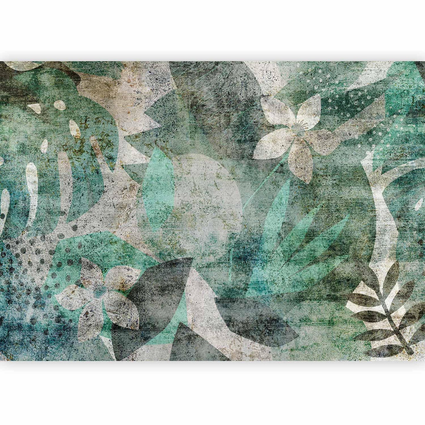 Fototapete – Florale Wandkunst mit künstlerischem Flair