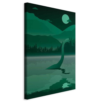 Leinwandbild Loch Ness – Mystische Landschaft im Hochformat