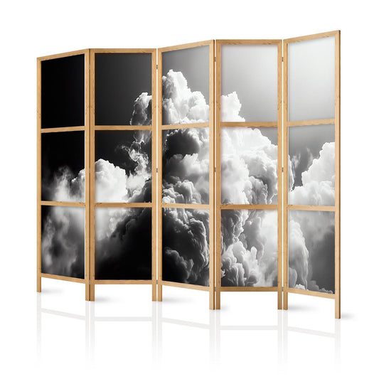 Japanischer Paravent - Clouds Like from Dreams: Let the Sun Illuminate Your Day – A Visual Feast Artgeist