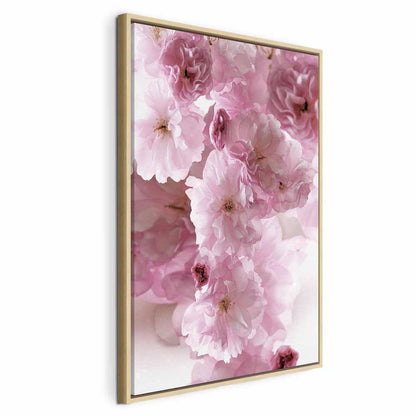 Leinwandbild - Flowery Glamour (1-part) - Flower Petals in Shades of Pink