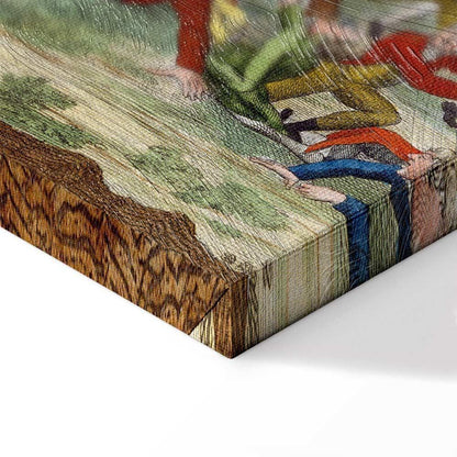 Leinwandbild - Jacques-Louis David – Caricature of the English Government