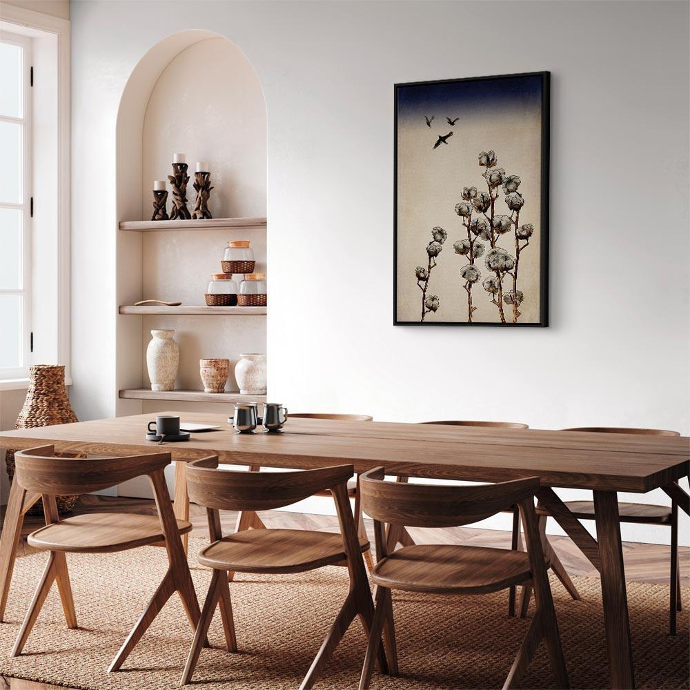 Leinwandbild - Cotton Branches (1 Part) Vertical