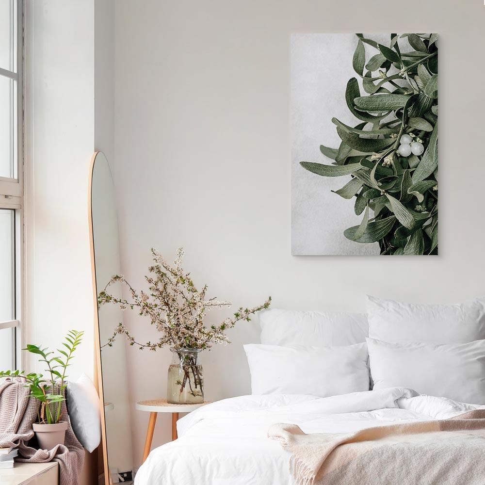 Leinwandbild - Christmas Mistletoe (1 Part) Vertical