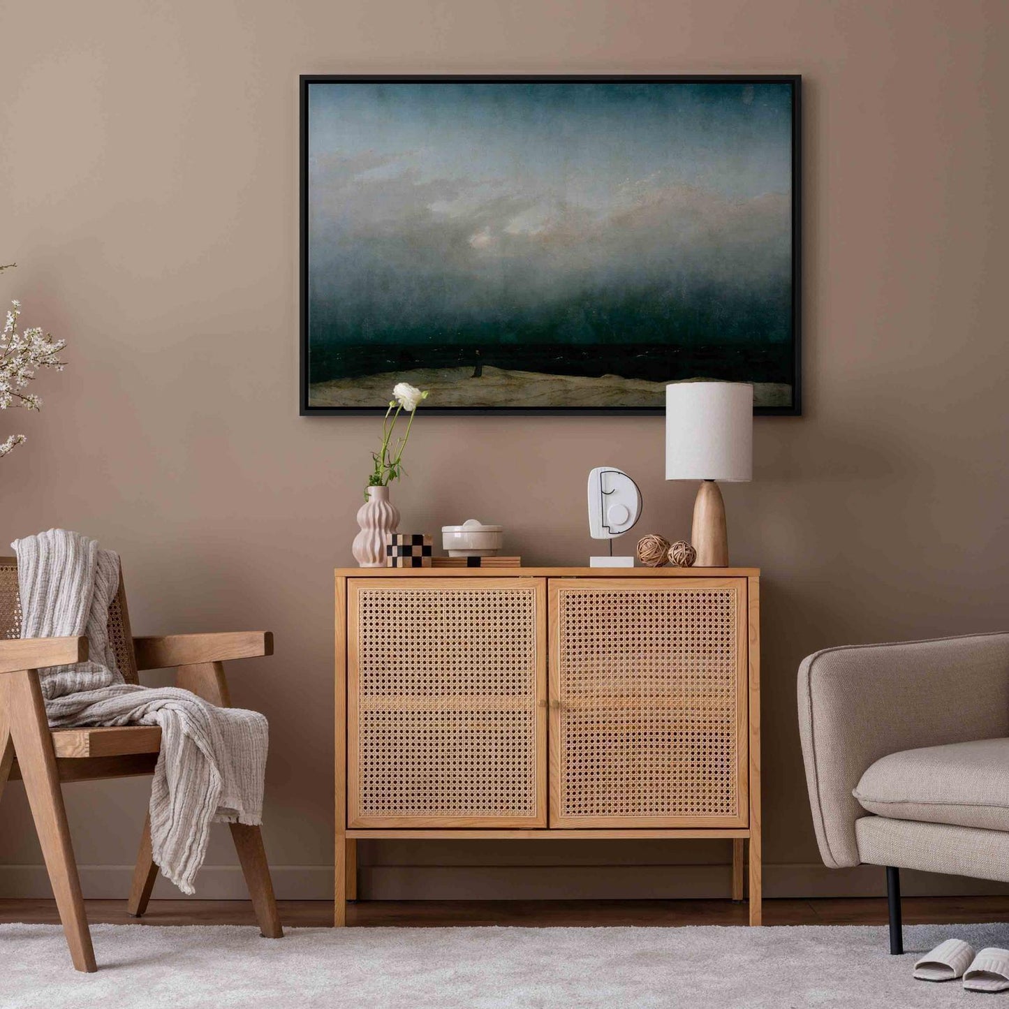 Leinwandbild - Caspar David Friedrich – The Monk by the Sea