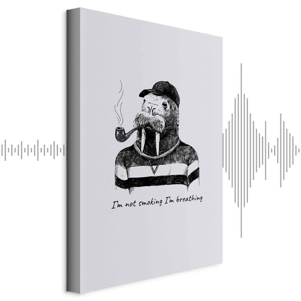 Leinwandbild - I'm Not Smoking I'm Breathing (1 Part) Vertical
