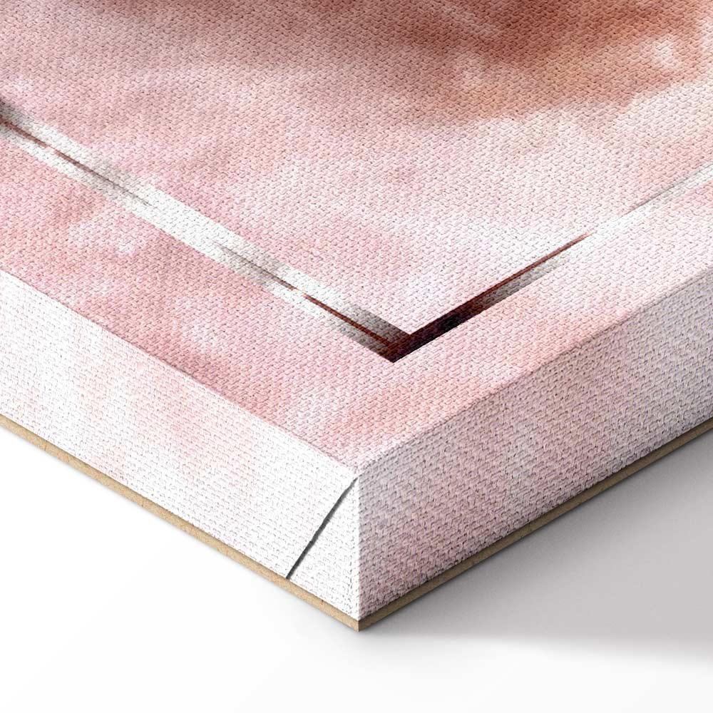 Leinwandbild - Space Flamingo (1 Part) Vertical