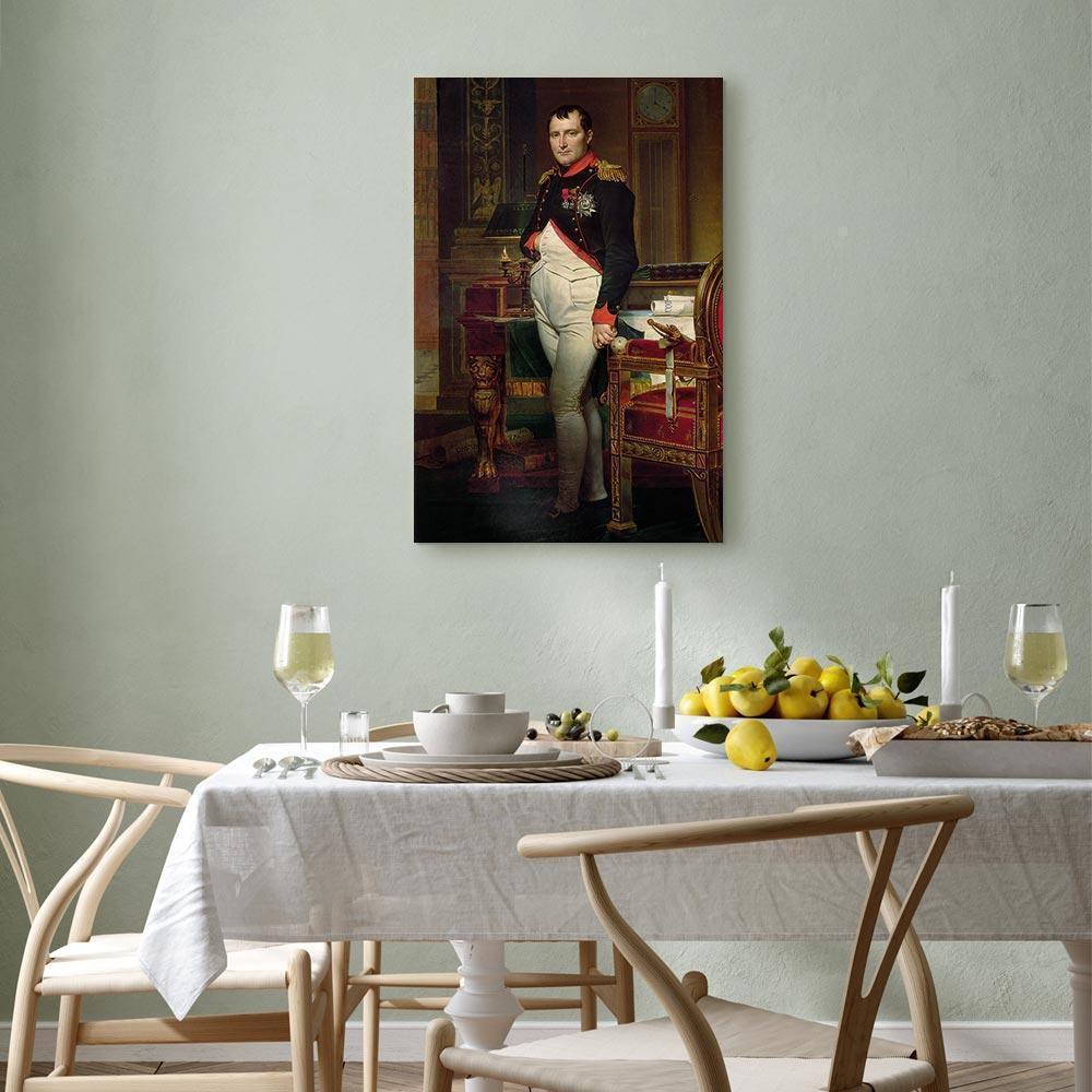 Leinwandbild - Jacques-Louis David – Napoleon Bonaparte