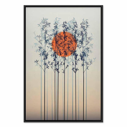 Leinwandbild - Lonely Twilight (1 Part) Vertical