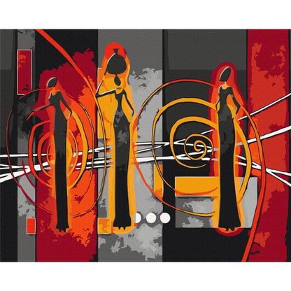 Malen nach Zahlen - African Women