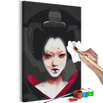 Malen nach Zahlen - Black Geisha