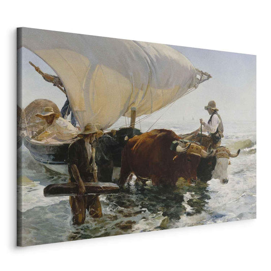 Leinwandbild - The Return from Fishing (Joaquín Sorolla y Bastida) Artgeist