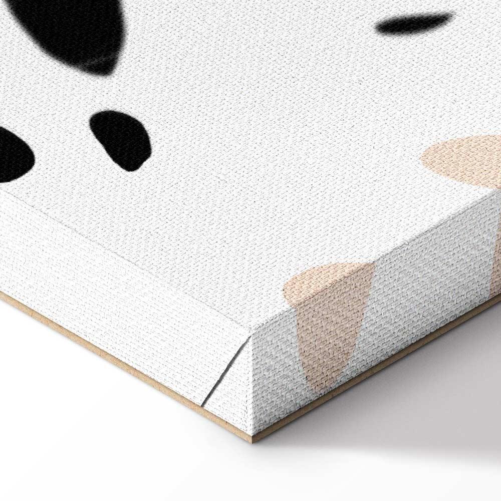 Leinwandbild - Cat in Monsteras (1 Part) Vertical