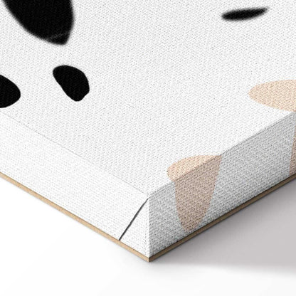 Leinwandbild - Cat in Monsteras (1 Part) Vertical