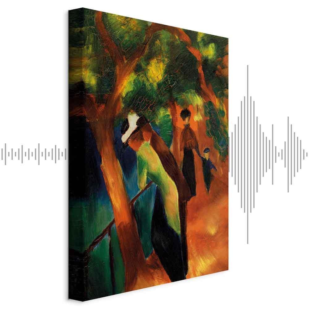 Leinwandbild - August Macke – Sunny Path