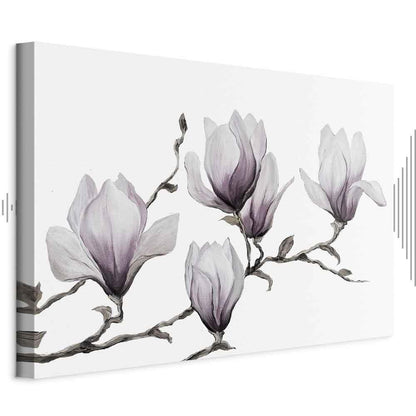 Leinwandbild - Painted Magnolias (1 Part) Wide
