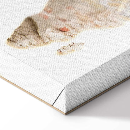 Leinwandbild - Hot Continent (1 Part) Vertical