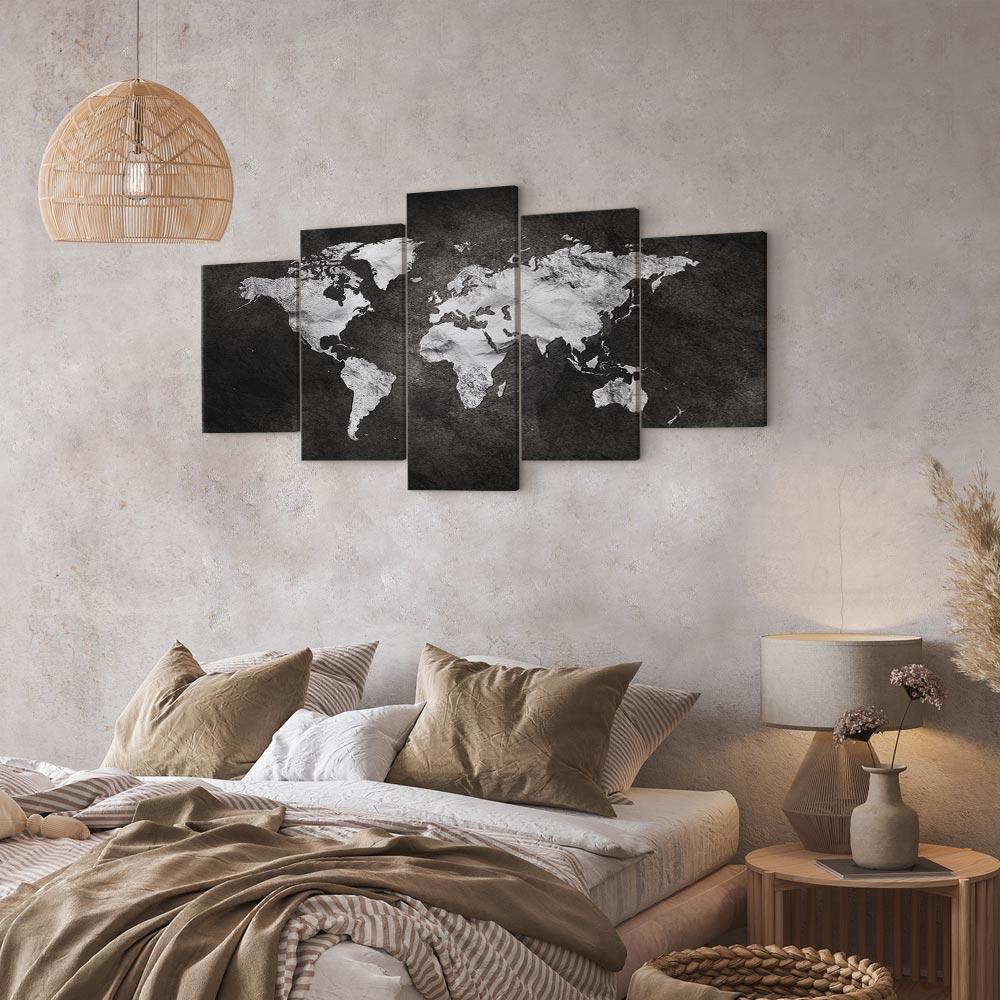 Leinwandbild - Dark World (5 Parts) Wide