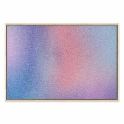 Leinwandbild - Rainbow Gradient - Delicate Multicolored Gradient Resembling Mist