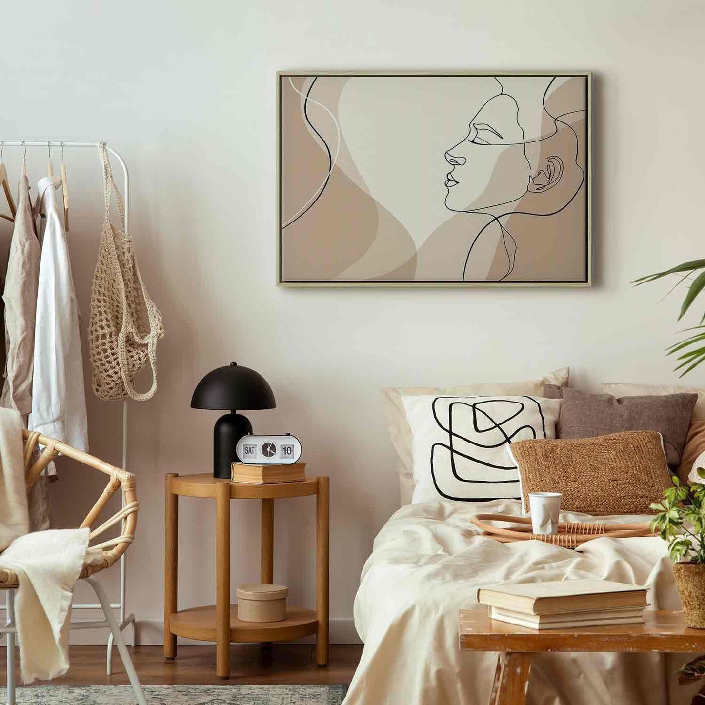 Leinwandbild - Feminine line