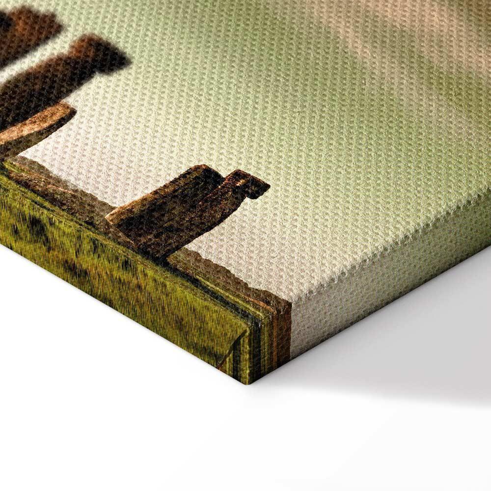 Leinwandbild - Clouds Over Stonehenge (1 Part) Vertical