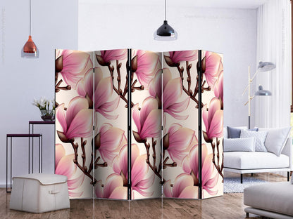 Paravent - Blooming Magnolias II Artgeist
