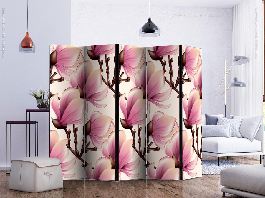 Paravent - Blooming Magnolias II Artgeist