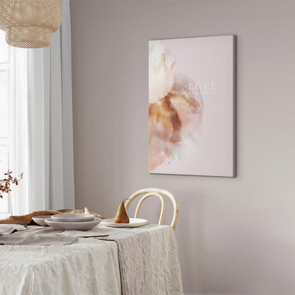 Leinwandbild - Love Yourself (1 Part) Vertical