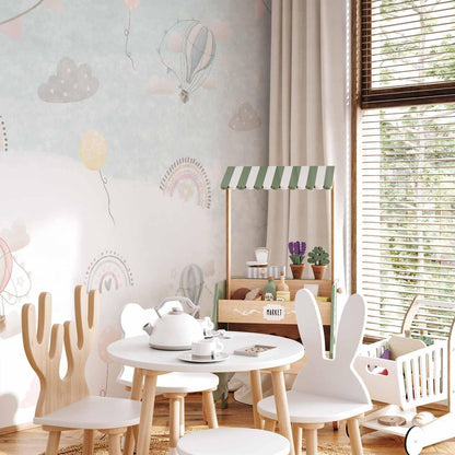 Fototapete - Adventure Among the Clouds