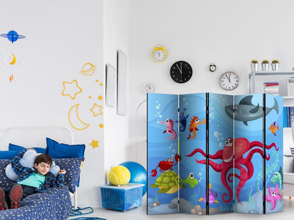 Paravent - Octopus and shark II Artgeist
