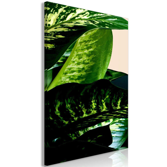 Leinwandbild - Dieffenbachia (1 Part) Vertical Artgeist