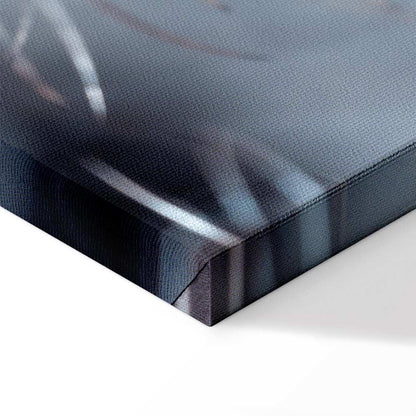 Leinwandbild - Plant in Blues (1 Part) Vertical