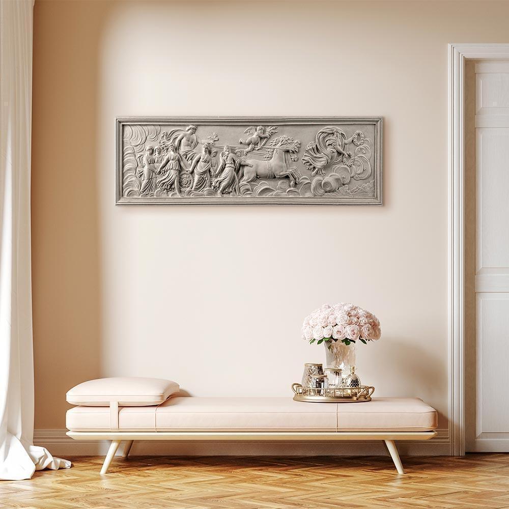 Leinwandbild - Relief: Apollo and Muses